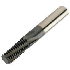 R217.15-120200AC26M 1620 12mm 5 FL Solid Carbide Thread Mill w/Cylindrical Shank - Industrial Tool & Supply
