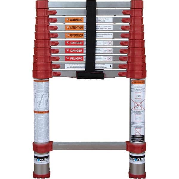 Xtend+Climb - Extension Ladders Type: Telescoping Ladder Height (Feet): 10.50 - Industrial Tool & Supply