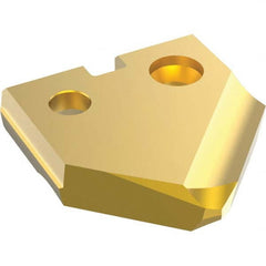 Spade Drill Insert: 18 mm Dia, Series 1, Cobalt TiN Finish, Series T-A