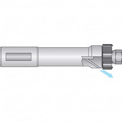 Allied Machine and Engineering - Axial Clamp Straight Shank Modular Reamer Body - Industrial Tool & Supply