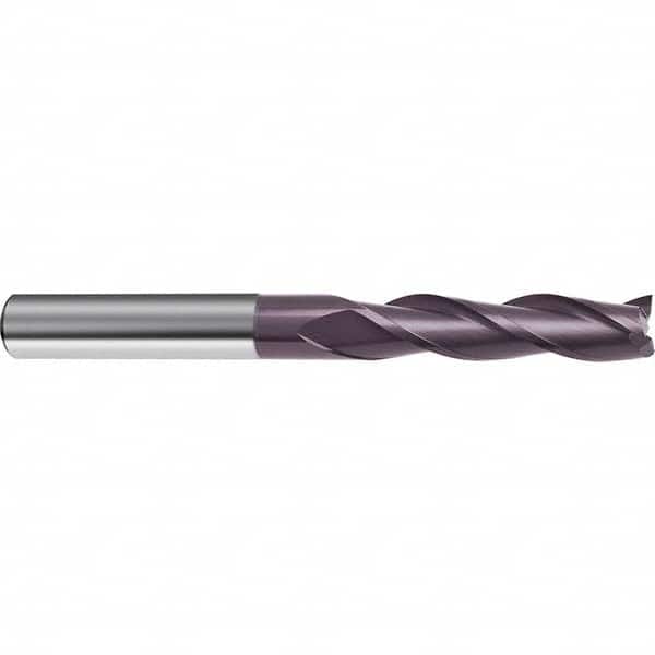 Guhring - 7/16", 2" LOC, 7/16" Shank Diam, 4" OAL, 3 Flute Solid Carbide Square End Mill - Industrial Tool & Supply