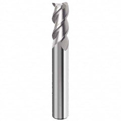 Guhring - 3/4", 1-1/2" LOC, 3/4" Shank Diam, 4" OAL, 3 Flute Solid Carbide Square End Mill - Industrial Tool & Supply