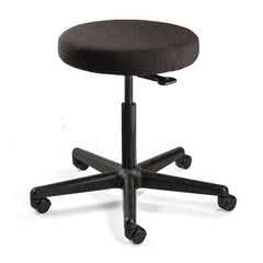 Bevco - Swivel & Adjustable Stools Type: Adjustable Backless Stool Base Type: Nylon - Industrial Tool & Supply