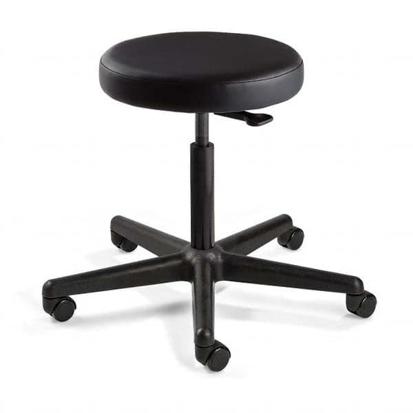 Bevco - Swivel & Adjustable Stools Type: Adjustable Backless Stool Base Type: Nylon - Industrial Tool & Supply