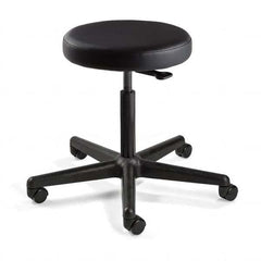 Bevco - Swivel & Adjustable Stools Type: Adjustable Backless Stool Base Type: Nylon - Industrial Tool & Supply