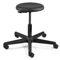 Bevco - Swivel & Adjustable Stools Type: Adjustable Backless Stool Base Type: Nylon - Industrial Tool & Supply
