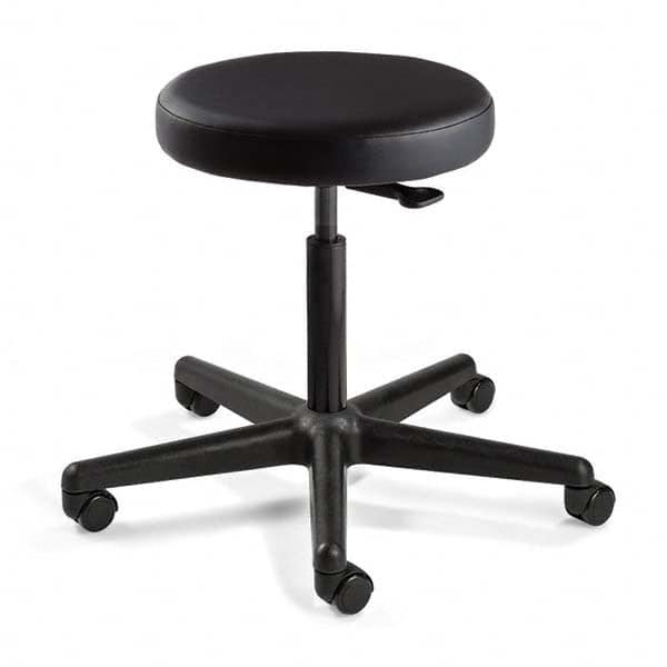 Bevco - Swivel & Adjustable Stools Type: Adjustable Backless Stool Base Type: Nylon - Industrial Tool & Supply
