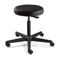 Bevco - Swivel & Adjustable Stools Type: Adjustable Backless Stool Base Type: Nylon - Industrial Tool & Supply