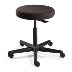 Bevco - Swivel & Adjustable Stools Type: Adjustable Backless Stool Base Type: Nylon - Industrial Tool & Supply