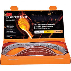 3M - Abrasive Belts Abrasive Type: Coated Belt Width (Inch): 1/2 - Industrial Tool & Supply