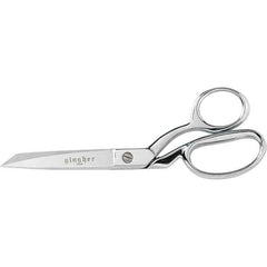 Gingher - Scissors & Shears Blade Material: Forged Steel; Double-Plated Chrome-Over-Nickel Finish Applications: Sewing; Fabric - Industrial Tool & Supply