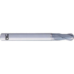OSG - 6mm Diam, 9mm LOC, 2 Flute Solid Carbide Ball End Mill - Industrial Tool & Supply