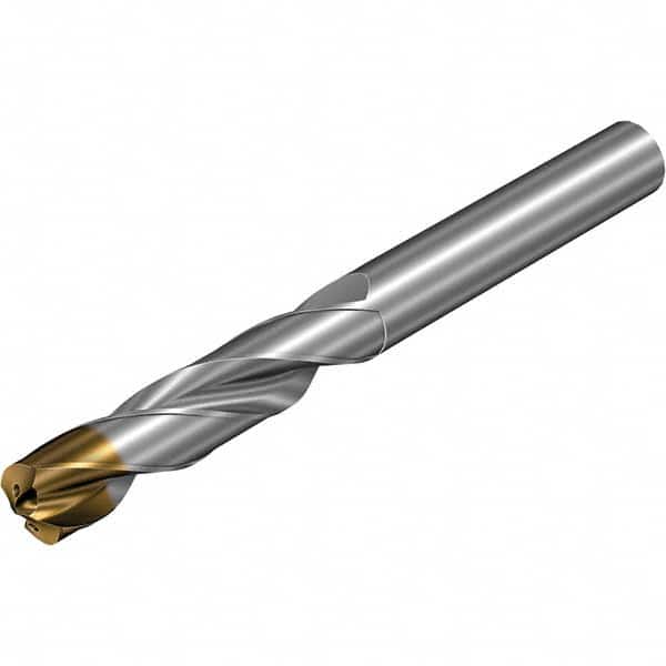Sandvik Coromant - 8mm 140° Solid Carbide Screw Machine Drill Bit - Industrial Tool & Supply