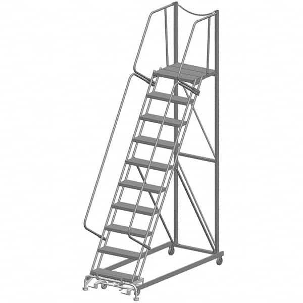 Ballymore - Rolling & Wall Mounted Ladders & Platforms Type: Rolling Warehouse Ladder Style: Rolling Safety Ladder - Industrial Tool & Supply