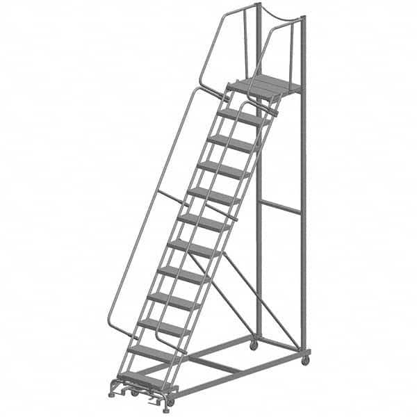 Ballymore - Rolling & Wall Mounted Ladders & Platforms Type: Rolling Warehouse Ladder Style: Rolling Safety Ladder - Industrial Tool & Supply