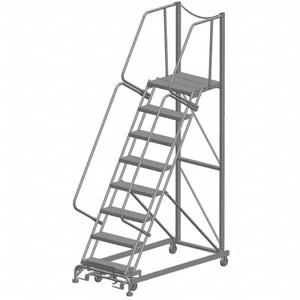 Ballymore - Rolling & Wall Mounted Ladders & Platforms Type: Rolling Warehouse Ladder Style: Rolling Safety Ladder - Industrial Tool & Supply