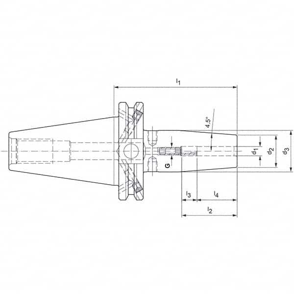 Mapal - Shrink-Fit Tool Holders & Adapters Shank Type: Taper Shank Taper Size: CAT40 - Industrial Tool & Supply