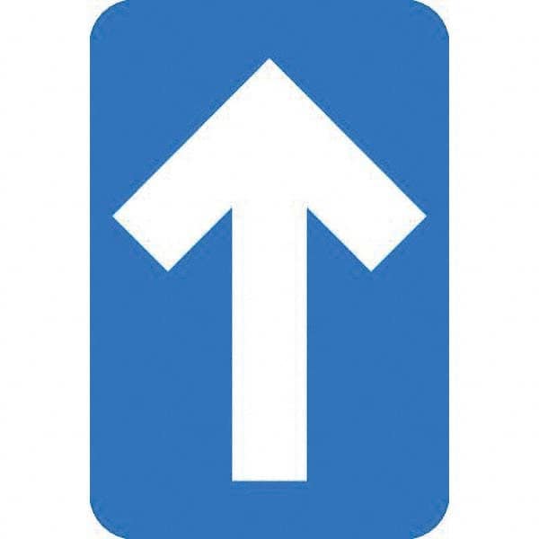 NMC - "Blank" Adhesive-Backed Floor Sign - Industrial Tool & Supply