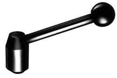 J.W. Winco - M10 x 1.5, 16mm Hub Diam, Steel Tapped Insert Adjustable Clamping Handle - Industrial Tool & Supply