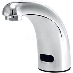 Electronic & Sensor Faucets; Type: Sensor; Style: Deck Mount; Spout Type: Cast Basin Spout; Mounting Centers: Single Hole; Finish/Coating: Polished Chrome; Special Item Information: Easy Adjust Shut-Off Delay, Auto Flush, Auto Time-Out and Range Sensitivi