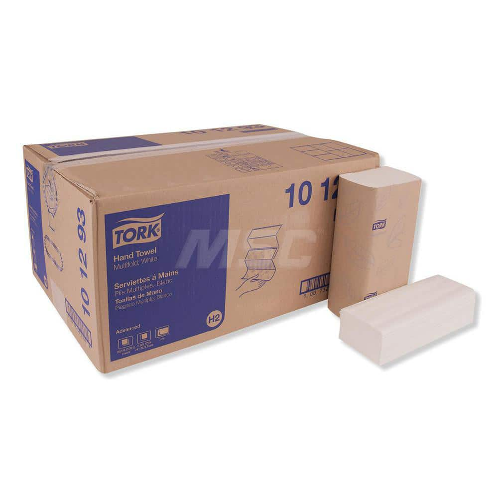 Paper Towels: Multifold, Pack, 2 Ply, Recycled Fiber, White 189 Sheets