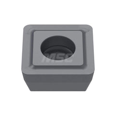 Indexable Drill Insert: 01 BK6115, Carbide TiCN, TiN & Al2O3 Finish, 1/2″ Inscribed Circle, Square