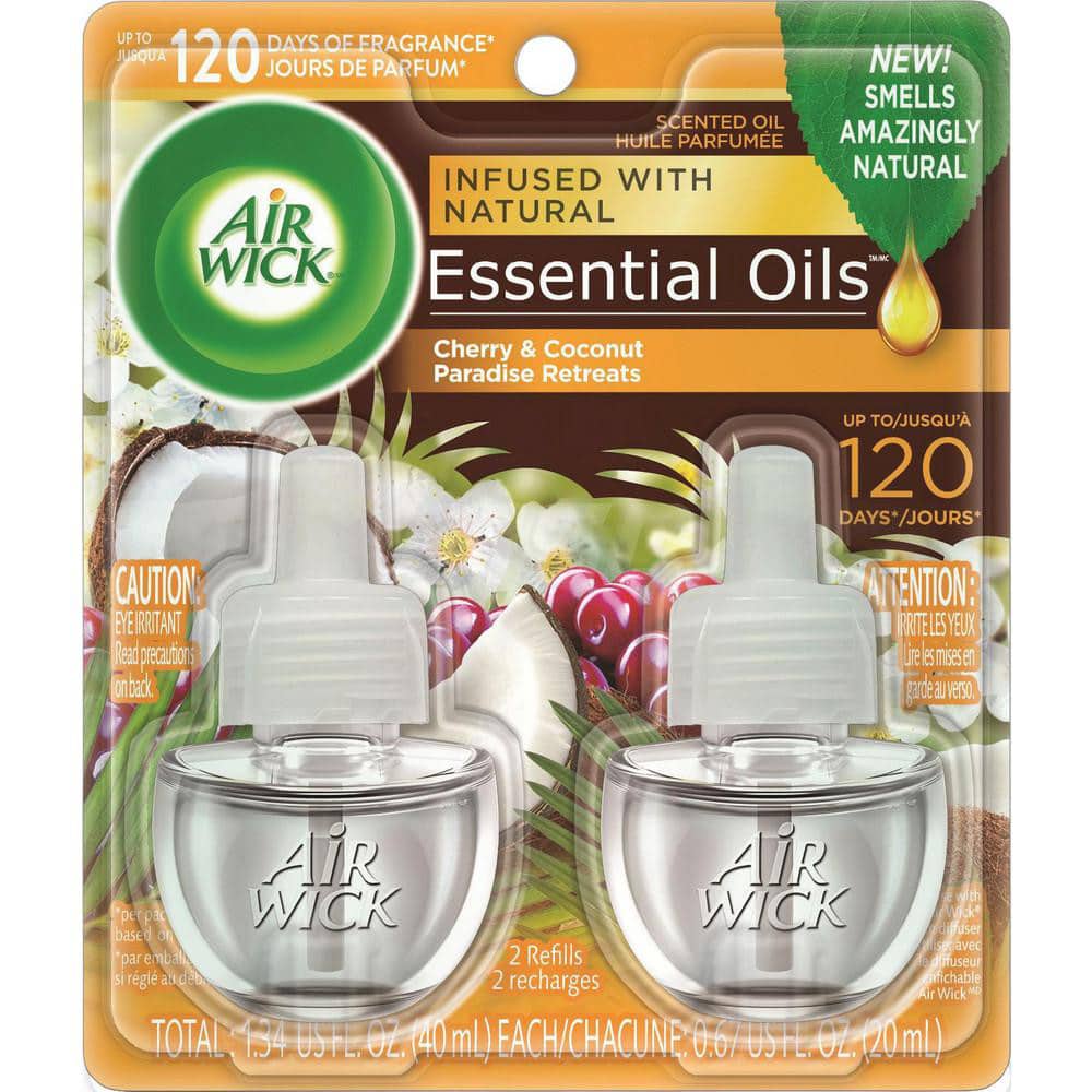 0.67OZ PARADISE 2/PK LIFE SCENTS OIL REFILLS Scented Oil