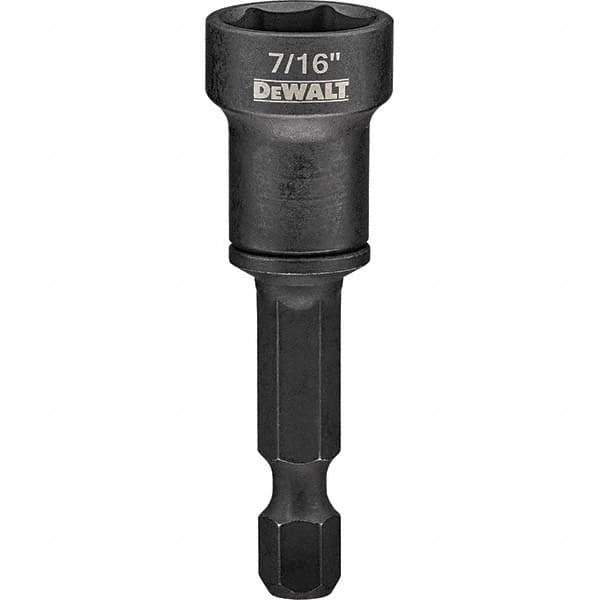 DeWALT - Power & Impact Screwdriver Bits & Holders Bit Type: Magnetic Nut Driver Hex Size (Inch): 7/16 - Industrial Tool & Supply