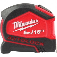 Milwaukee Tool - Tape Measures Length (Feet): 16.00 Width (mm): 27.00 - Industrial Tool & Supply