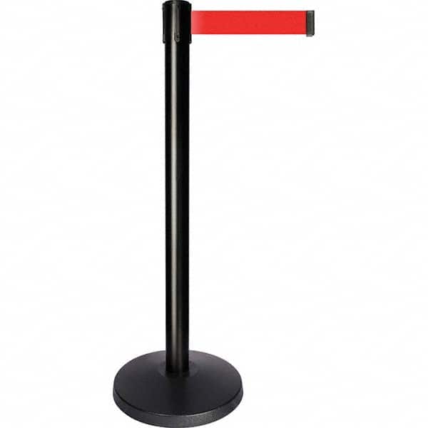 Tensator - Barrier Posts Type: Tensabarrier Post Post Color/Finish: Black - Industrial Tool & Supply