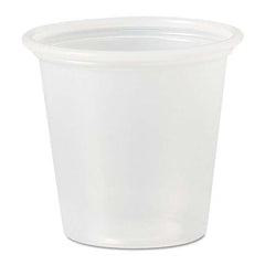 DART - Polystyrene Portion Cups, 1 1/4 oz, Translucent, 2500/Carton - Industrial Tool & Supply