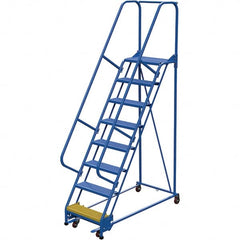 Vestil - 110" High 350 Lb Capacity 8 Step Ladder - Industrial Tool & Supply