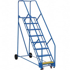 Vestil - 110" High 350 Lb Capacity 8 Step Ladder - Industrial Tool & Supply