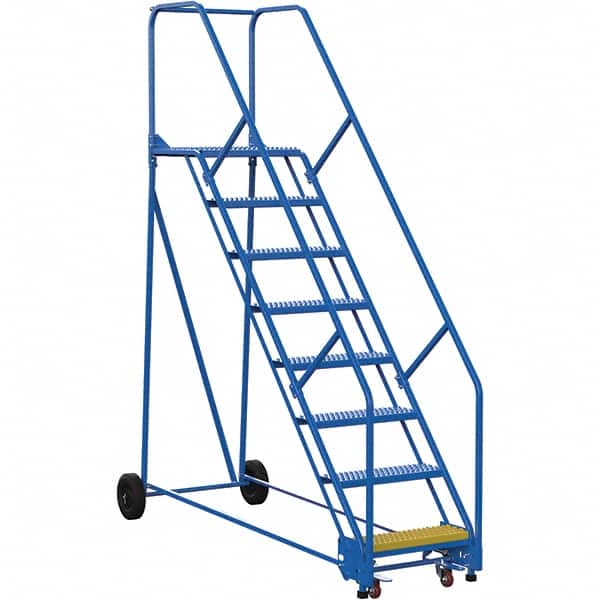 Vestil - 110" High 350 Lb Capacity 8 Step Ladder - Industrial Tool & Supply