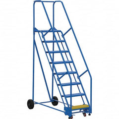Vestil - 110" High 350 Lb Capacity 8 Step Ladder - Industrial Tool & Supply