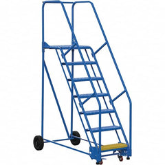 Vestil - 100" High 350 Lb Capacity 7 Step Ladder - Industrial Tool & Supply