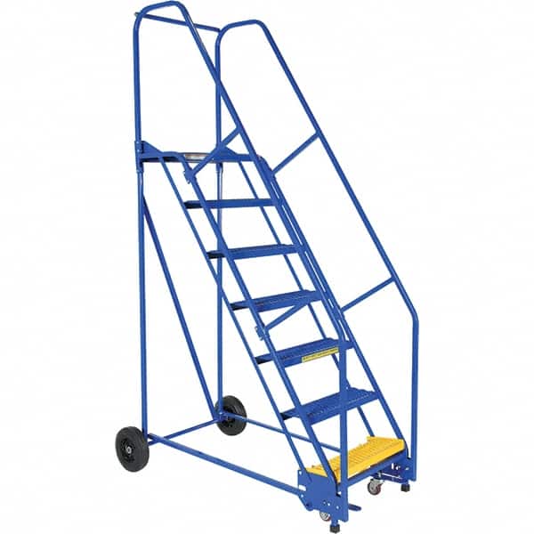 Vestil - 100" High 350 Lb Capacity 7 Step Ladder - Industrial Tool & Supply