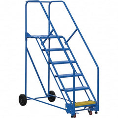 Vestil - 90" High 350 Lb Capacity 6 Step Ladder - Industrial Tool & Supply