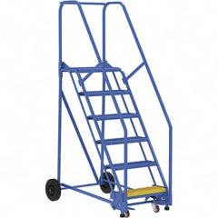 Vestil - 90" High 350 Lb Capacity 6 Step Ladder - Industrial Tool & Supply