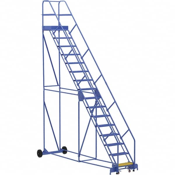 Vestil - 196" High 350 Lb Capacity 16 Step Ladder - Industrial Tool & Supply