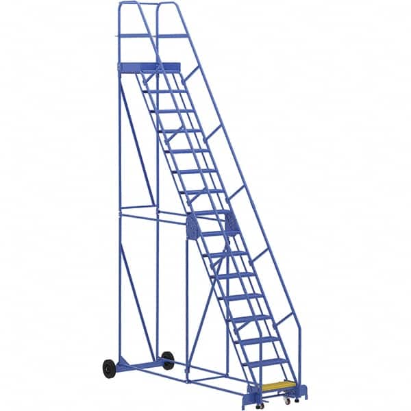 Vestil - 196" High 350 Lb Capacity 16 Step Ladder - Industrial Tool & Supply