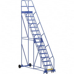 Vestil - 196" High 350 Lb Capacity 16 Step Ladder - Industrial Tool & Supply