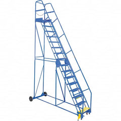 Vestil - 196" High 350 Lb Capacity 16 Step Ladder - Industrial Tool & Supply