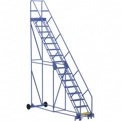 Vestil - 196" High 350 Lb Capacity 16 Step Ladder - Industrial Tool & Supply