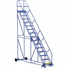 Vestil - 186" High 350 Lb Capacity 15 Step Ladder - Industrial Tool & Supply