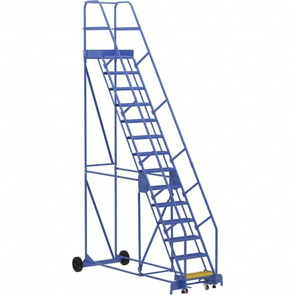 Vestil - 176" High 350 Lb Capacity 14 Step Ladder - Industrial Tool & Supply