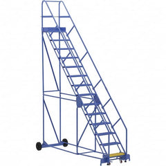 Vestil - 176" High 350 Lb Capacity 14 Step Ladder - Industrial Tool & Supply