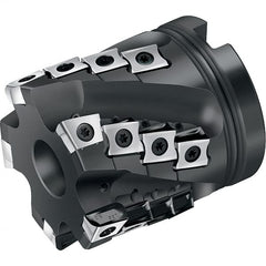 Walter - 2" Cut Diam, 1" Arbor Hole Diam, Indexable Square-Shoulder Face Mill - Industrial Tool & Supply