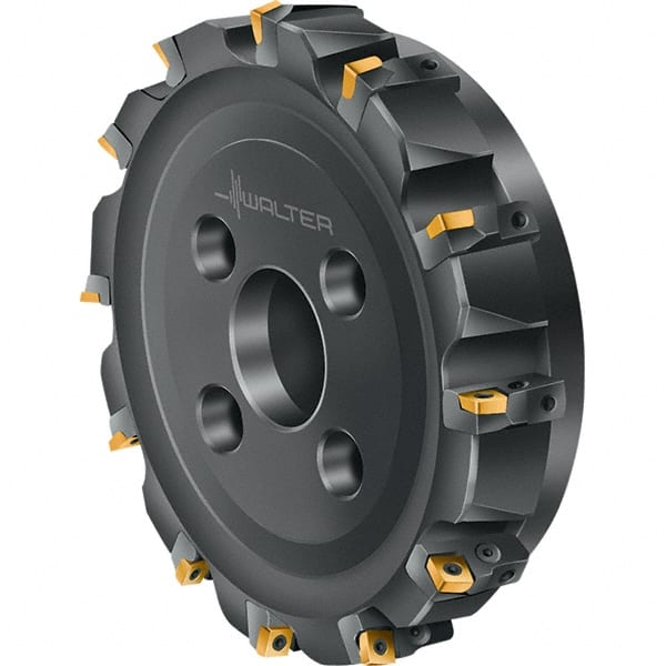 Walter - 200mm Cut Diam, 60mm Arbor Hole Diam, Indexable Square-Shoulder Face Mill - Industrial Tool & Supply