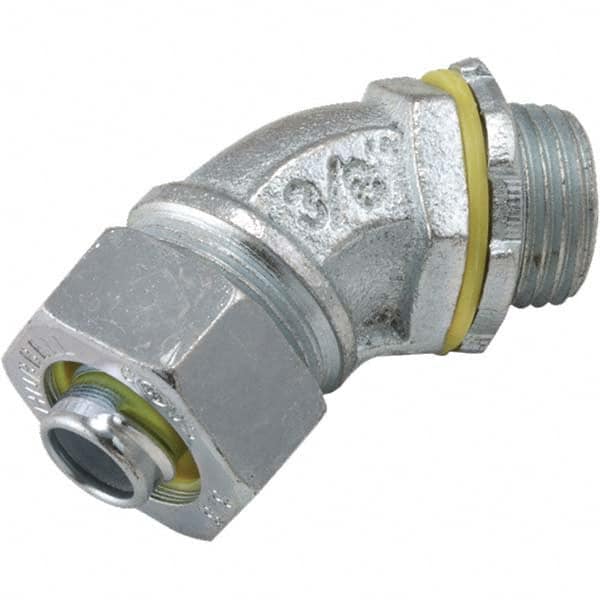 Hubbell-Raco - 3/8" Trade Liquidtight Conduit Connector - Industrial Tool & Supply